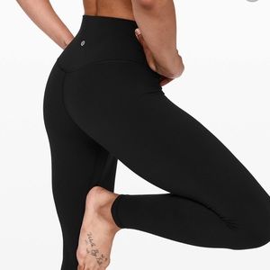 Black classic lululemon leggings